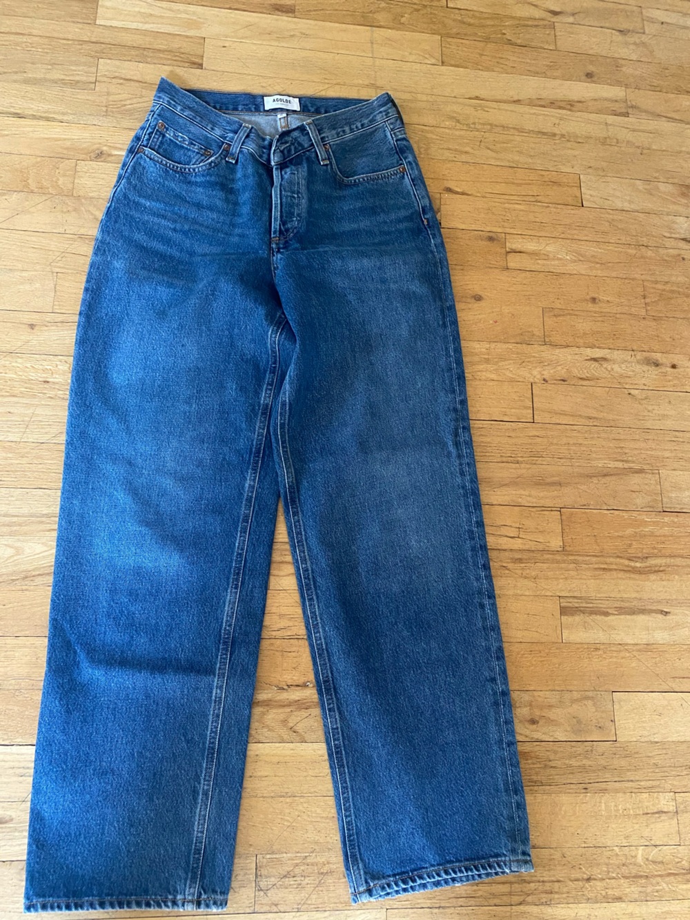 AGOLDE v-waist baggy jeans. Size 26.